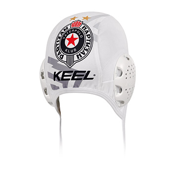 Keel waterpolo cap VK Partizan 2021/22 - white