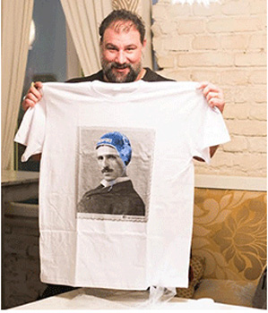 Humanitarian shirt Nikola Tesla-3