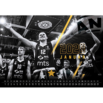 Calendar BC Partizan 2020-1