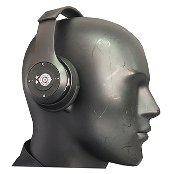 Black wireless headphones FC Partizan 2395