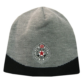 Grey-black winter cap BC Partizan 2426