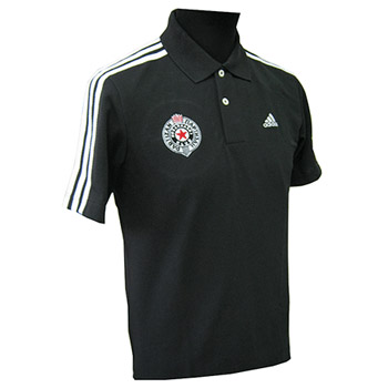 Adidas crna polo majica KK Partizan 2552
