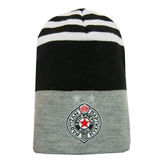 Long kids winter cap FC Partizan 2839-1