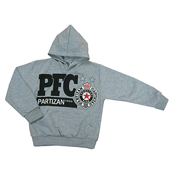 Kids sweatshirt PFC gray FC Partizan (size 8-14) 3184