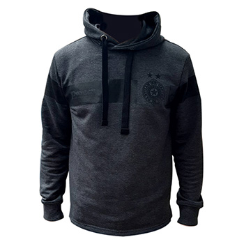 Dark gray hooded sweatshirt FC Partizan 3409
