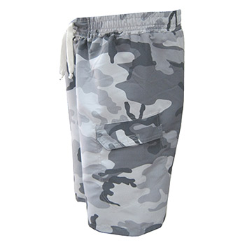 Bathing shorts grey camouflage 4040-1