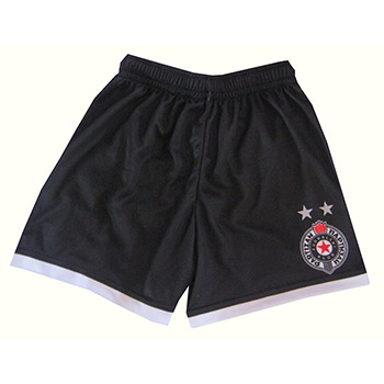 Black kids shorts FC Partizan (size 2-14) 4077