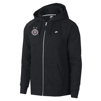 Nike black hooded zip sweater FC Partizan 5177