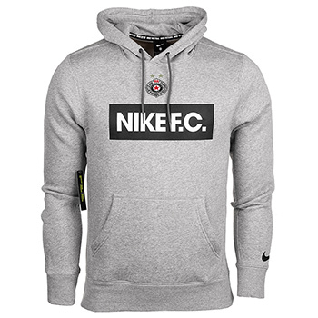 Nike gray hooded sweatshirt 