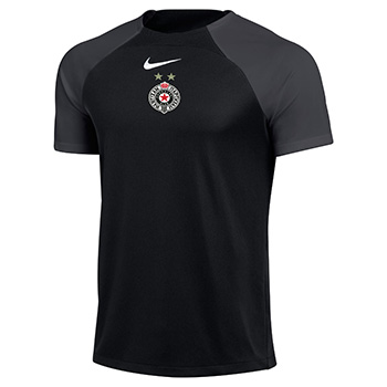Nike black T-shirt with gray sleeves 2022 FC Partizan 5298