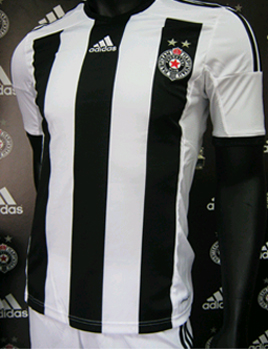 Adidas jersey FC Partizan for season 2014/15 with name