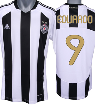 Adidas jersey FC Partizan for season 2011/12 with name