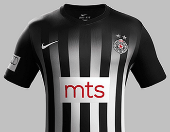 Nike jersey FC Partizan with name and number-1