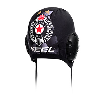 Keel waterpolo cap VK Partizan 2020/21 - black-1