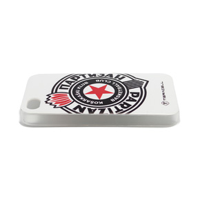Zaštitna maska za iPhone 4 bela KK Partizan-1