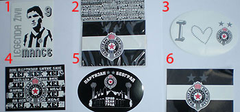 Nalepnice FK Partizan
