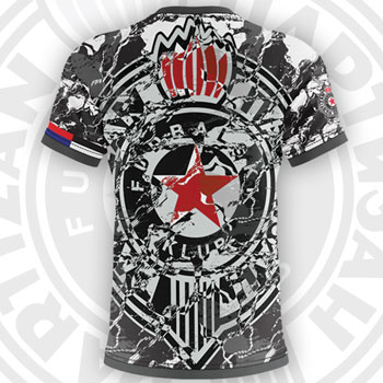FK Partizan Emblem fan T-shirt-1