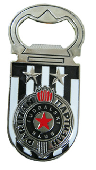 Bottle opener and magnet FC Partizan 2819