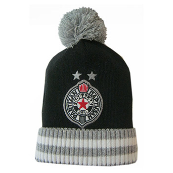 Dečija zimska kapa sa renderom i kićankom FK Partizan 2428