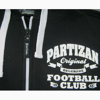 Dečiji zip duks sa kapuljačom FK Partizan (vel. 8-14) 3600-2