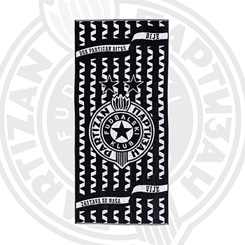 Peškir za plažu 70x160cm FK Partizan