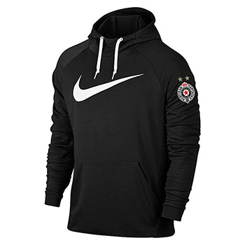 Nike crni duks sa kapuljačom FK Partizan 5201