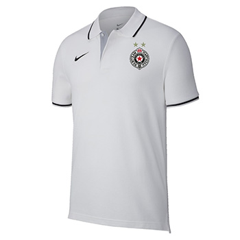 Nike dečija bela polo majica FK Partizan 5234