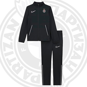 Nike crna dečija komplet trenerka FK Partizan 5312