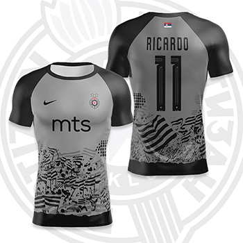 Nike kids fan jersey FC Partizan 2022/23 with print