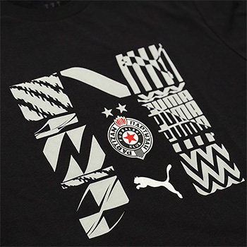 Puma crna majica FK Partizan 6037-1