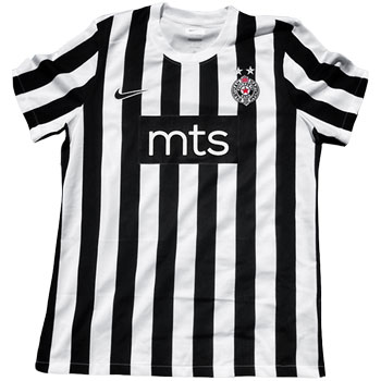Nike crno-beli dres FK Partizan 2022/23