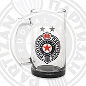 Beer mug 0.5l FC Partizan 2072