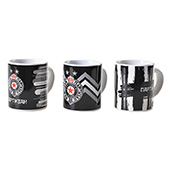Small coffee cups FC Partizan 2768