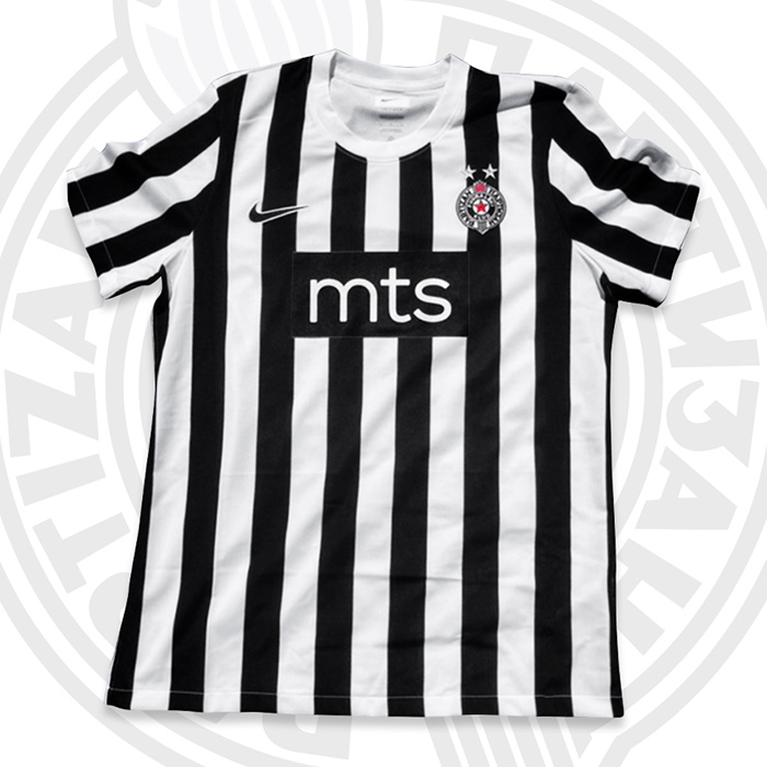 Nike dečiji crno-beli dres FK Partizan 2022/23